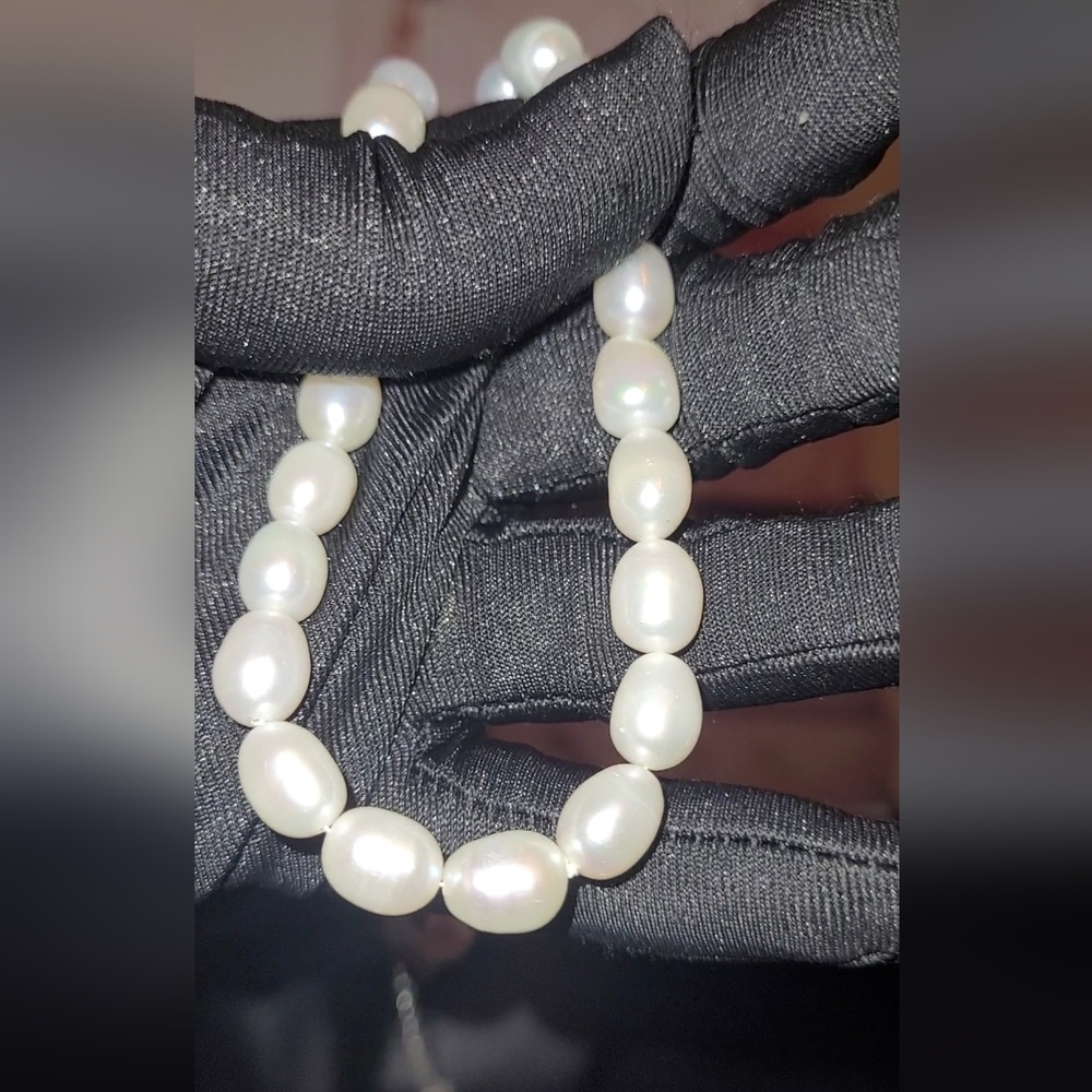 VINTAGE GENUINE PEARL CULTURE ✨️ EUC(ALREADY CLEANED POLISHED)EUC - Picture 3 of 10